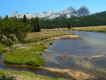 Tuolumne River and Cathedral Pk. - Day 1